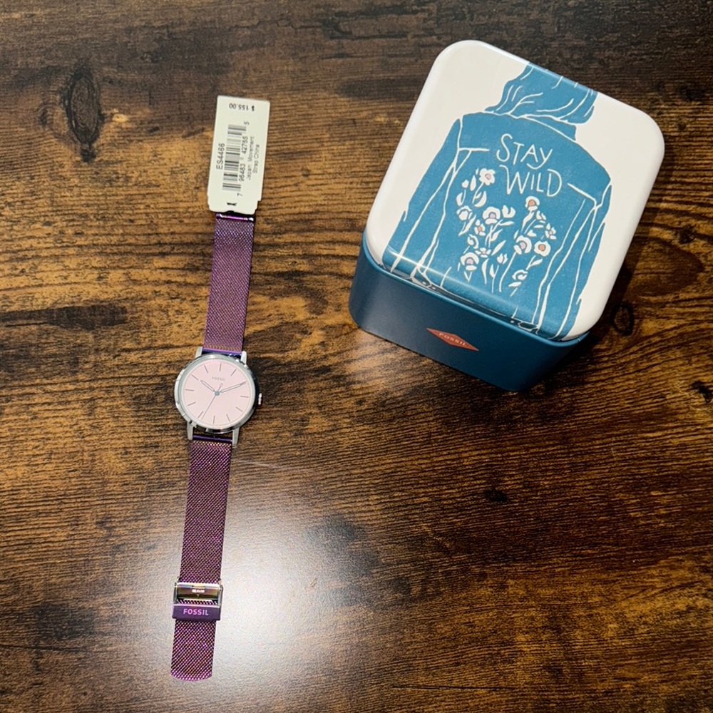 Fossil Women's Watch - Purple and Pink